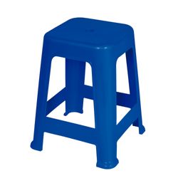 Banqueta Plástica Mor Azul