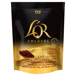 Café Solúvel Lor Clasique 40g Sachê