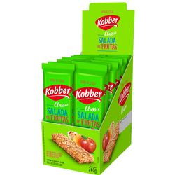 Barra de cereal Kobber 240g com 12 salada de fruta