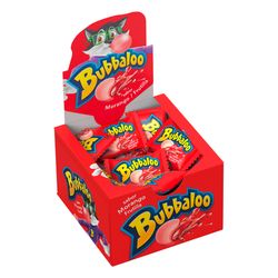 Goma mascar Bubbaloo 5g com 60 morango