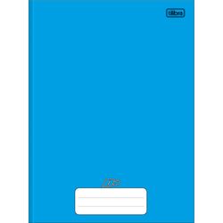 Caderno Costurado Capa Dura Tilibra 1/4 Azul 96 Folhas
