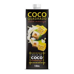 Agua de coco Quadrado Maracuja 1L