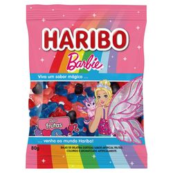 Bala Gelatina Haribo Barbie Fantasy 80g