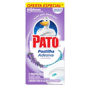 Pato Pastilha Adesiva Lavanda C/ 3un Oferta Especial