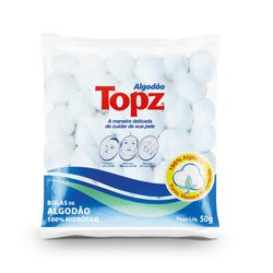 Algodão Bolas Topz 50g