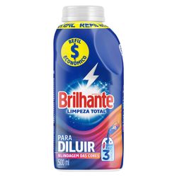 Detergente Líquido Para Diluir Brilhante Limpeza Total 500ml