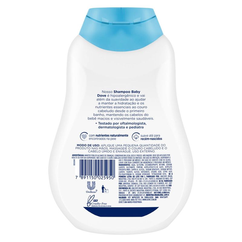 SH-INF-DOVE-BABY-400ML-HIDR-ENRIQUECIDA