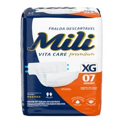 Fralda Descartavel Vita Mili Adulto Xg