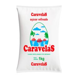 Açúcar Refinado Caravelas 1kg