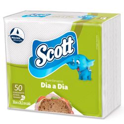 Guardanapo Scott Dia a Dia 30x26,2 com 50 unidades