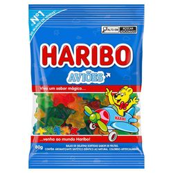 Bala Gelatina Haribo Aviões 80g