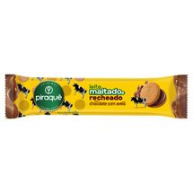 Biscoito Recheado Piraquê Leite Maltado Chocolate com Avelã 85g