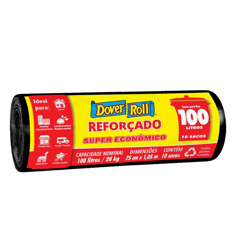 SACO-LIXO-DOVER-ROLL-S.EC-C-10-100L