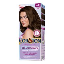 Tinta Cor&Ton Sem Amônia Castanho Médio