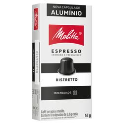 Capsula Melitta C/10 Aluminio Ristretto