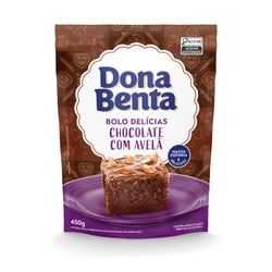 Mistura Bolo Dona Benta 450g Chocolate Com Avelã