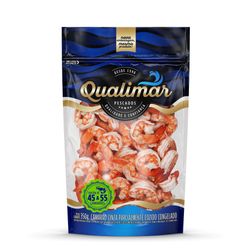 Camarão cozido descascado eviscerado 45/55 Qualimar 350g