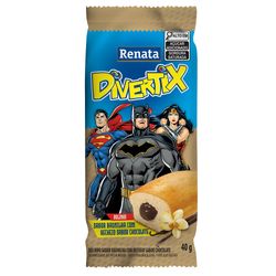 Bolinho Renata 40g Divertix Baunilha com Recheio de Choc
