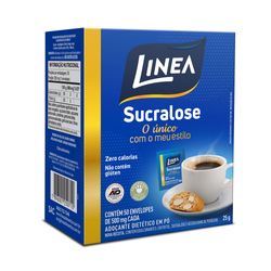 Adoçante Em Pó Linea 0,5G Com 50 Sache Sucralose