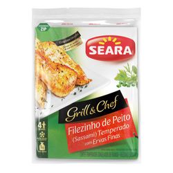 Filézinho de Frango Seara 1kg Gril Chef Temperado