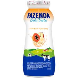 Iogurte Líquido Fazenda Vitamina Frutas 180g