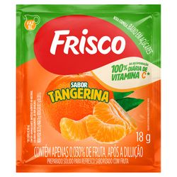 Refresco Em Pó Frisco 18g Tangerina