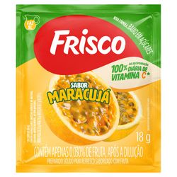 Refresco Em Pó Frisco 18g Maracujá