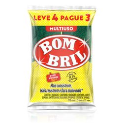 Esponja Bombril Multiuso Leve 4 Pague 3