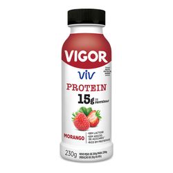 Iogurte Líquido Vigor Viv Protein Morango 230g