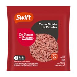 Carne Bovina Patinho Swift 1kg Moído