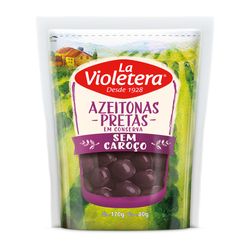 Azeitona Preta Sem Caroço La Violetera 80g Sachê