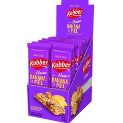 Cereal Barra Kobber Classic 20g Banana e Mel