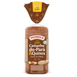 Pão Wickbold Grão Sabor 350g Castanha e Quinua Quadrado