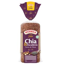 Pao Wickbold Grao Sabor 350g Chia/Macadamia