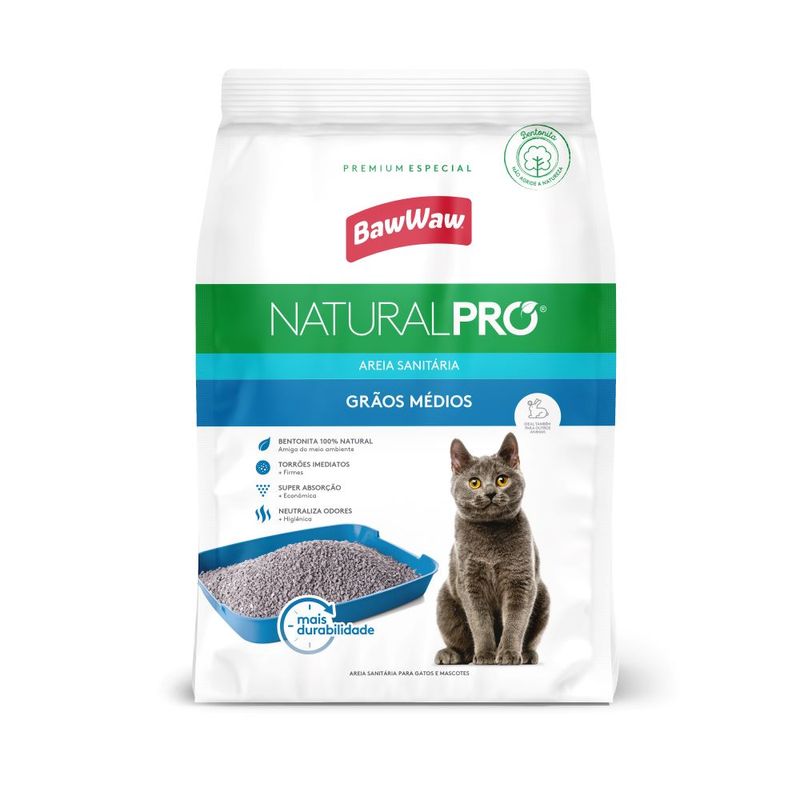 AREIA-SANIT-BAW-WAW-NAT-PR-GAT-12KG-GRAO-MEDIO