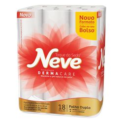 Papel Higiênico Neve Folha Dupla Neutro 20m Com 18 Unidades