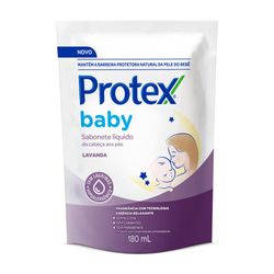 Sabonete Líquido Protex Baby Glicerinado refil 180ml lavanda