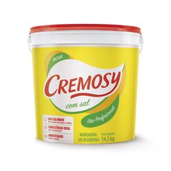 Margarina Cremosy Com Sal 14,5Kg Balde