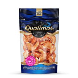 Camarão sem cabeça cozido 50/75 Qualimar 350g