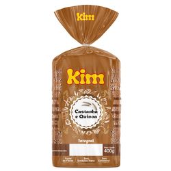Pão Kim 400g Forma Castanha do Pará e Quinoa