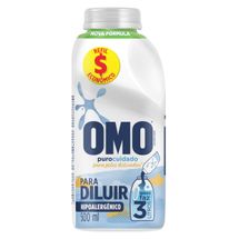 Sabão Líquido Omo Puro Cuidado Para Diluir 500ml