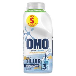 Sabão Líquido Omo Puro Cuidado Para Diluir 500ml