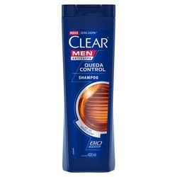 Shampoo Anticaspa Clear Men Queda Control 400ml