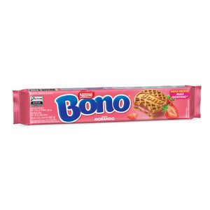 Biscoito Recheado Nestlé Bono Morango 90g