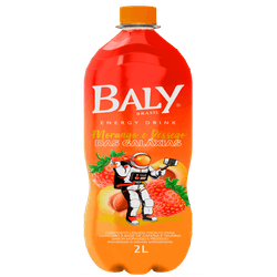 Energético Baly Morango e Pessêgo 2L Pet