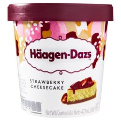 Sorvete Cheesecake de Morango 473ml Haagen-Dazs