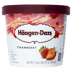 Sorvete Morango 100ml Haagen-Dazs