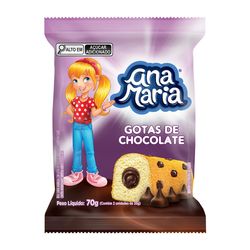 Bolinho Ana Maria Gotas de Chocolate 70g