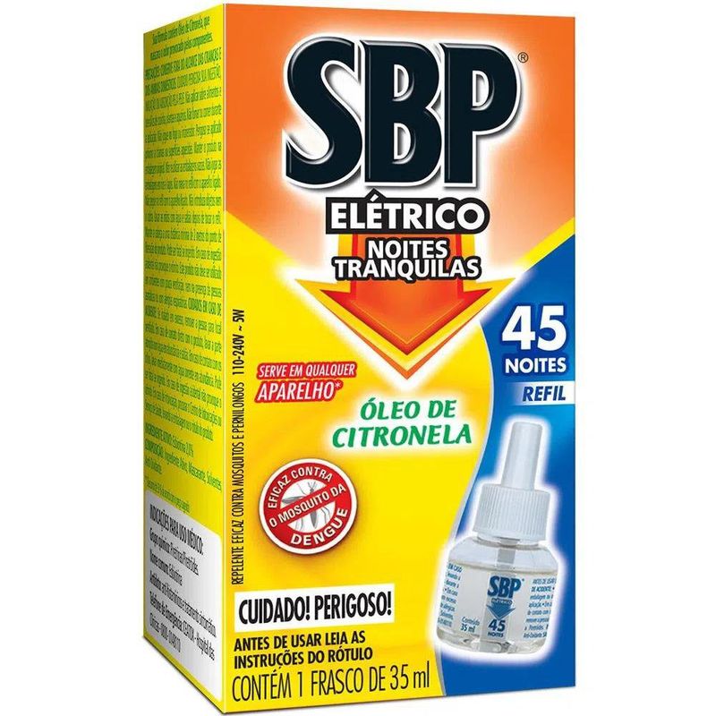 INSET-ELET-SBP-45NOIT-35ML-REF-CITRONELA