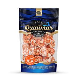 Camarão cozido descascado eviscerado 40/50 Qualimar 350g